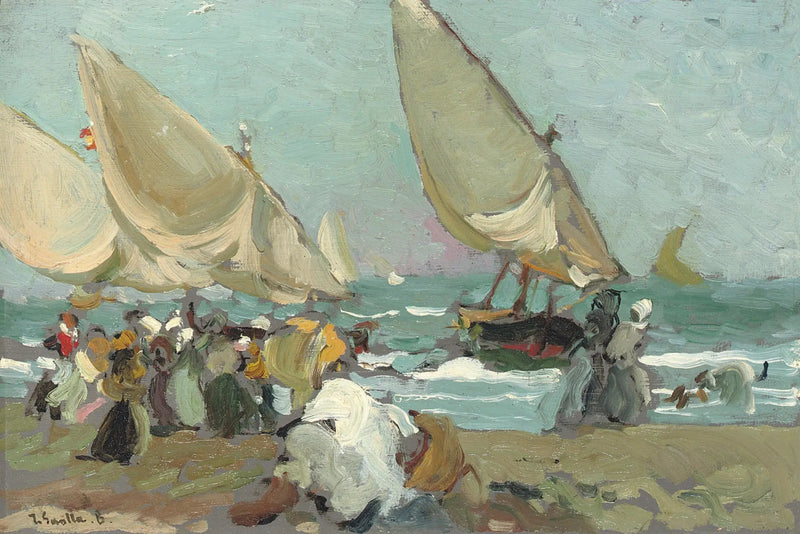 Veneet Valencian rannalla - Joaquín Sorolla