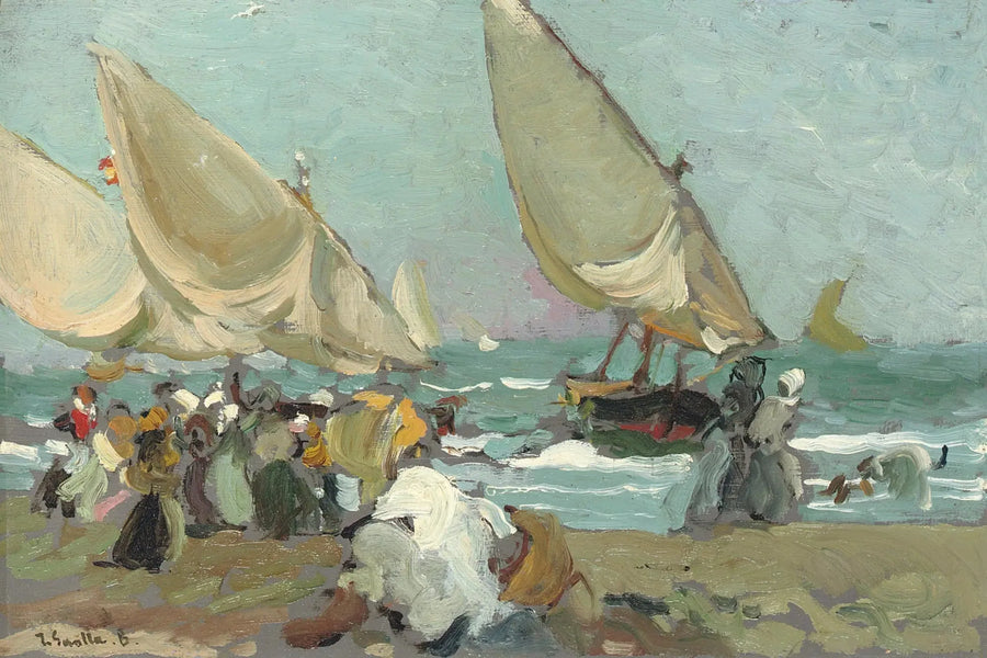 Veneet Valencian rannalla - Joaquín Sorolla