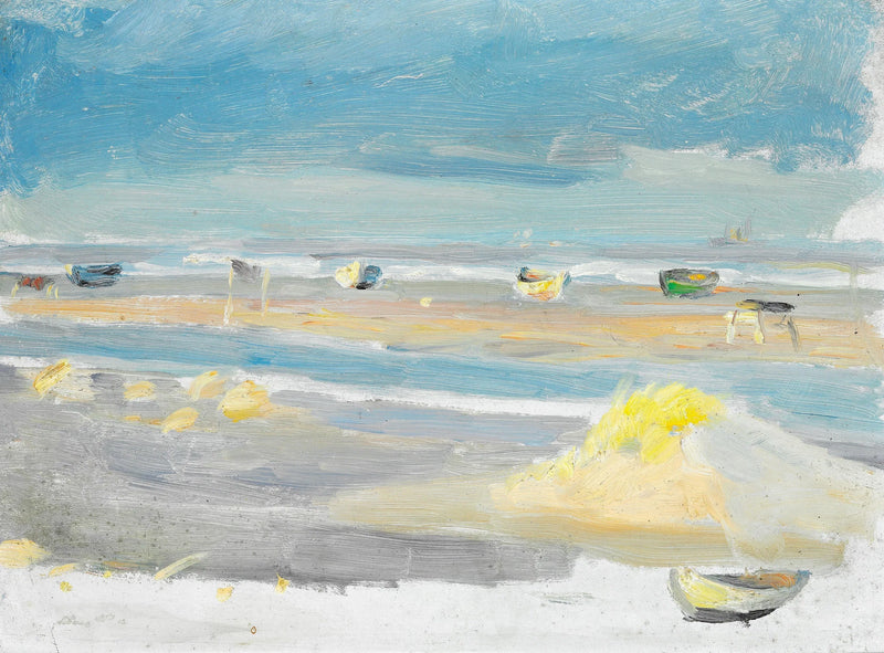 Veneitä rannalla, Skagen. - Anna Ancher