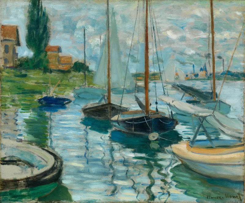 Veneitä Seine-joella Gennevilliersissä - Claude Monet