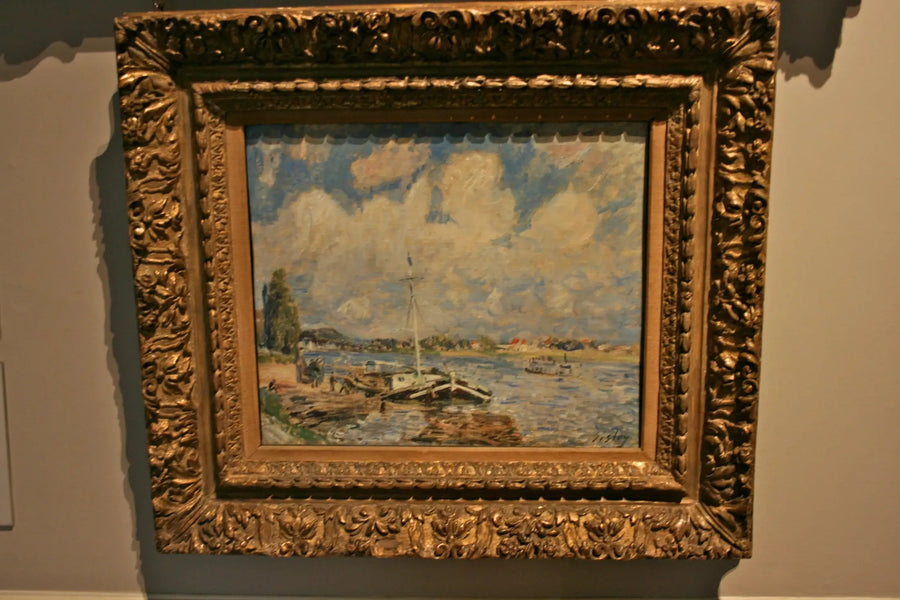 Veneet Seine-joella - Alfred Sisley