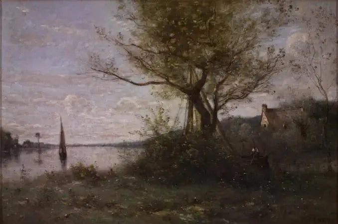 Saari-lautanen - Jean-Baptiste Camille Corot