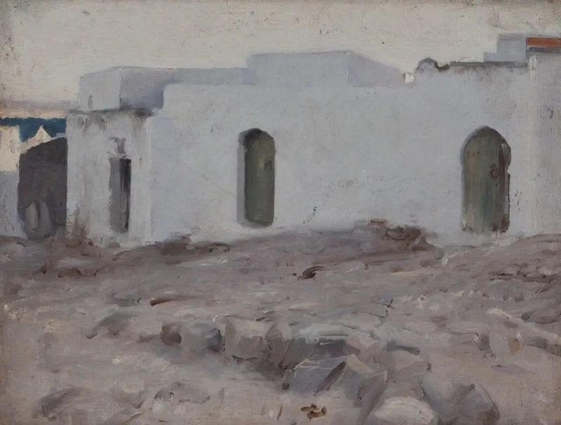 Moorish rakennukset pilvisellä säällä - John Singer Sargent