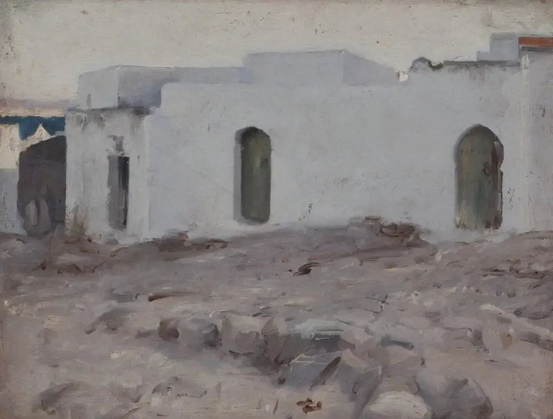 Moorish rakennukset pilvisellä säällä - John Singer Sargent