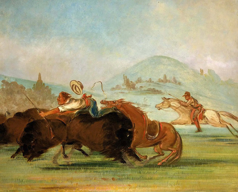 Batiste ja minä, Juokseva Buffaali, Yellowstone-joen suukappale - George Catlin