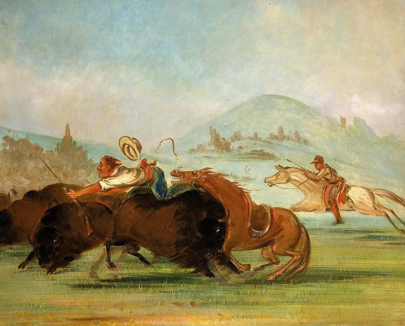 Batiste ja minä, Juokseva Buffaali, Yellowstone-joen suukappale - George Catlin