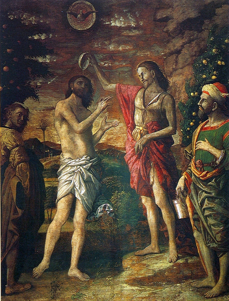 Kristuksen kaste - Andrea Mantegna