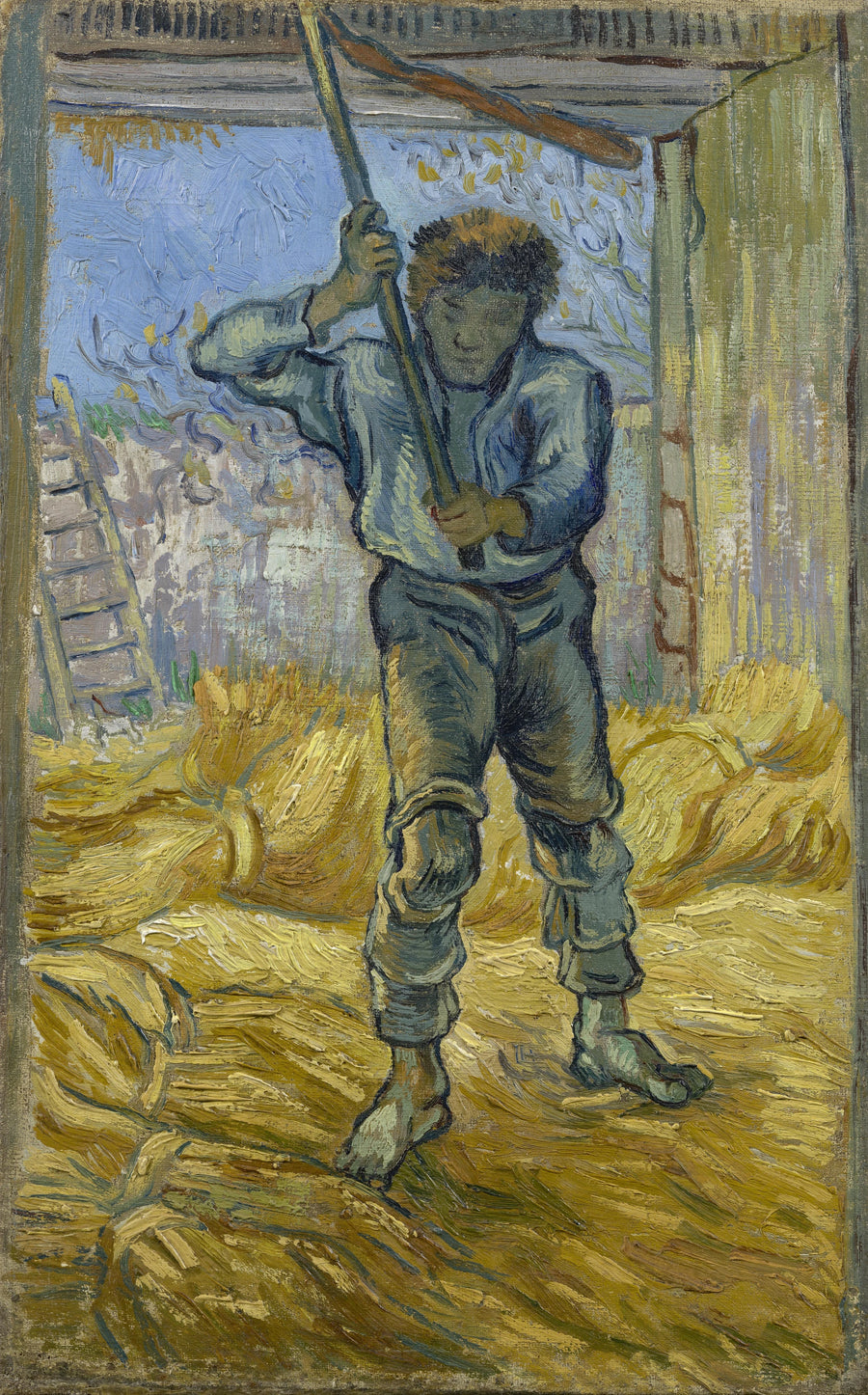 Lyöjä (Milletin mukaan) - Vincent van Gogh