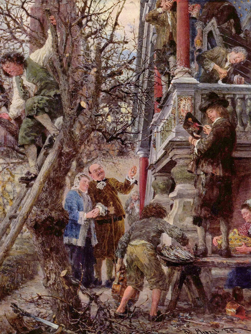 Beati Possidentes (Onnelliset omistavat) - Adolph von Menzel