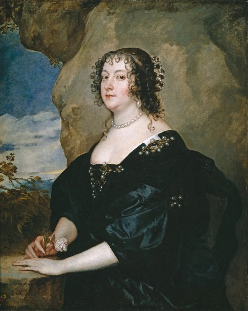 Beatriz van Hemmema, Oxfordin kreivitär (aikaisemmin nimeltä Diana Cecil) - Antoine van Dyck