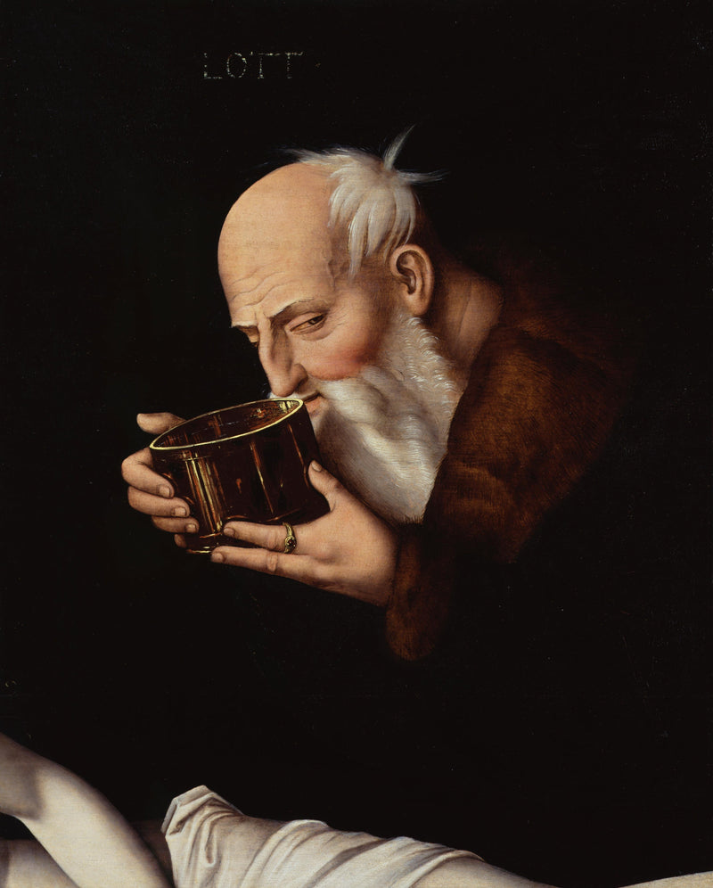 Paljon alkoholia (Berlinin fragmentti) - Hans Baldung Grien