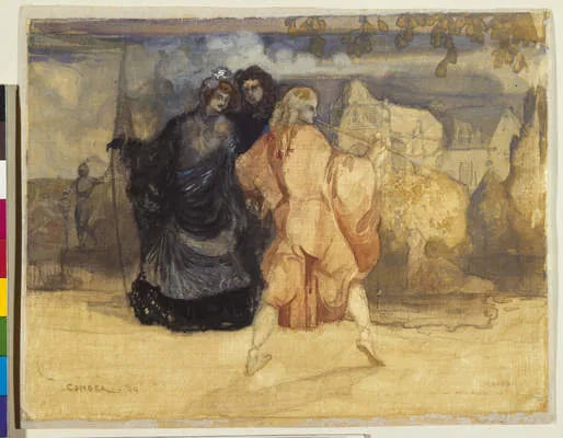 Beauvais - Epävarma, Silène, huijari - Charles Conder