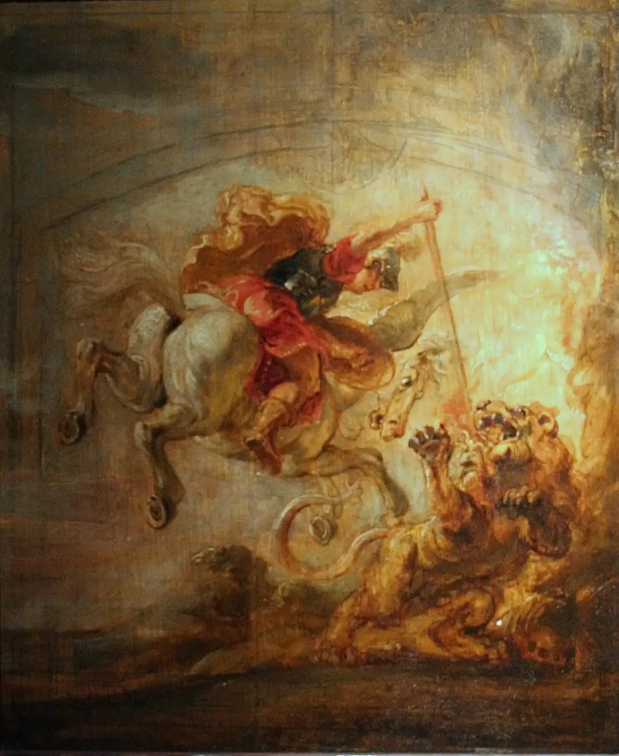 Bellérophos terassaa Chimeraa - Peter Paul Rubens