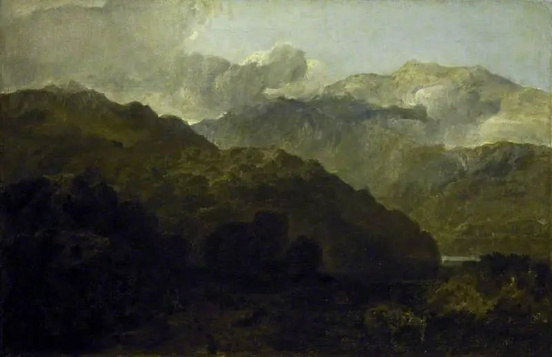 Ben Lomondin vuoret, Skotlanti: Matkustaja - Vide Ossianin Caroksen sota - J. M. W. Turner