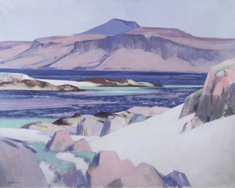 Ben More Mullin saarella, Hebridit sisäosat - Francis Cadell