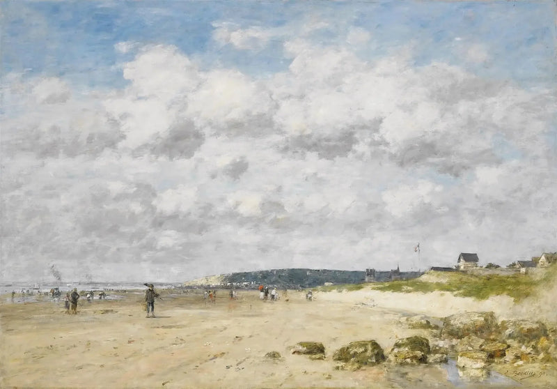 Bénerville, ranta - Eugène Boudin