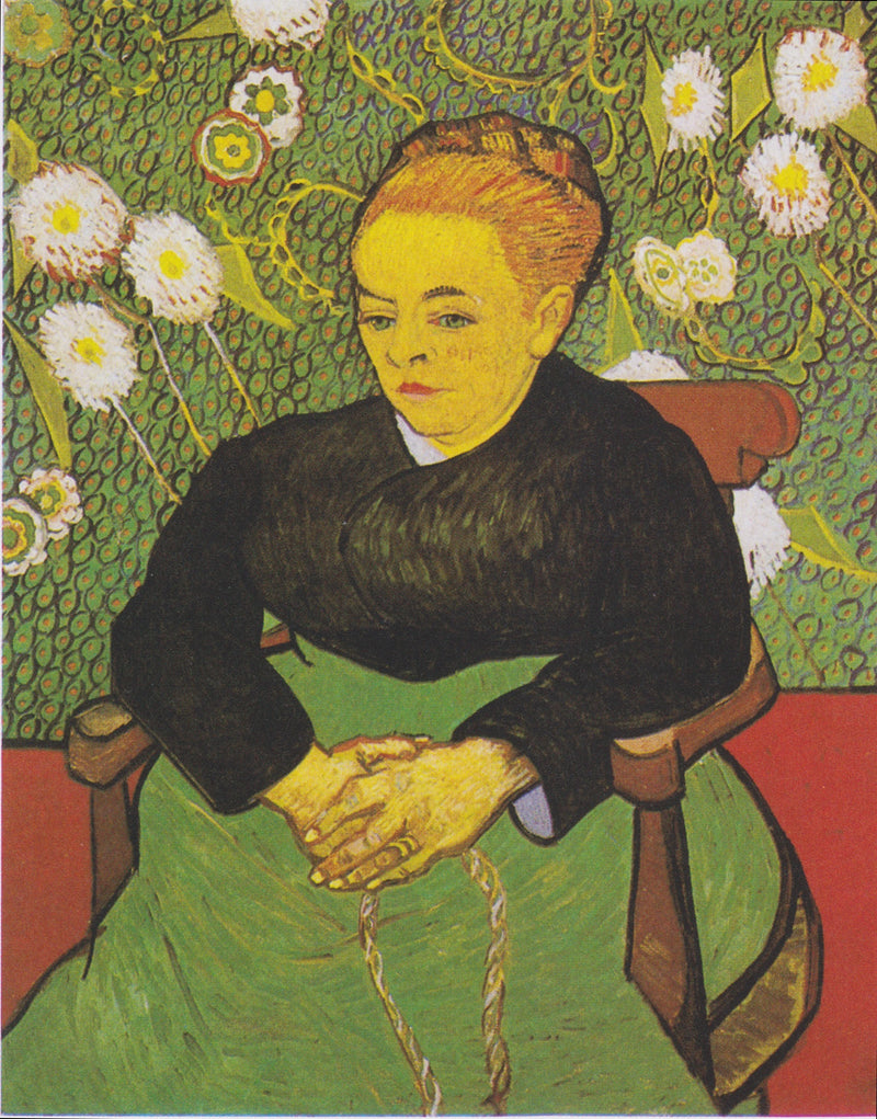 Kehtolaulu: Rouva Augustine Roulin kehräämällä vauvankehtoa (Kehtolaulu) - Vincent van Gogh
