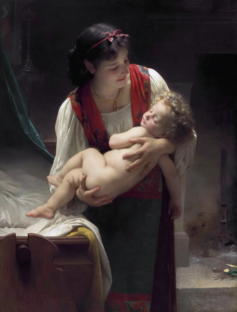 Kehtolaulu (Auringonlasku) - Bouguereau