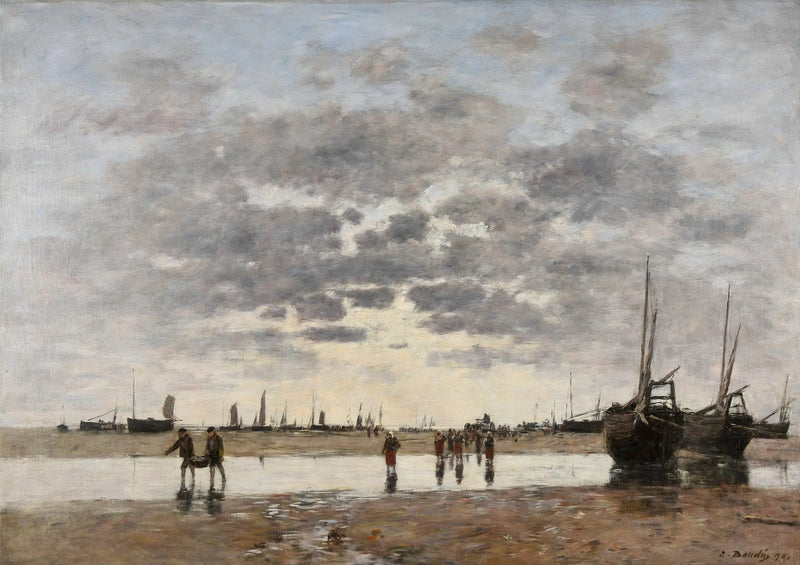 Berck: veneiden paluu - Eugène Boudin