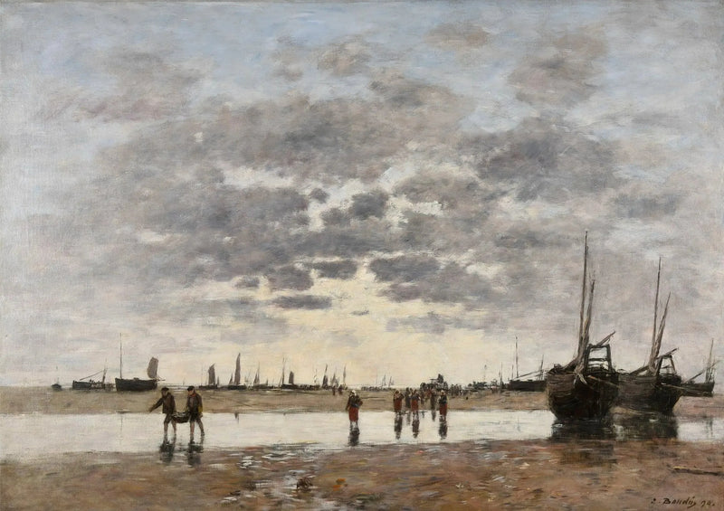 Berck: veneiden paluu - Eugène Boudin