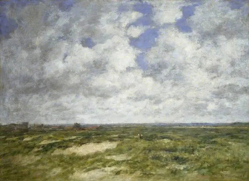 Berck, pilvinen maisema - Eugène Boudin