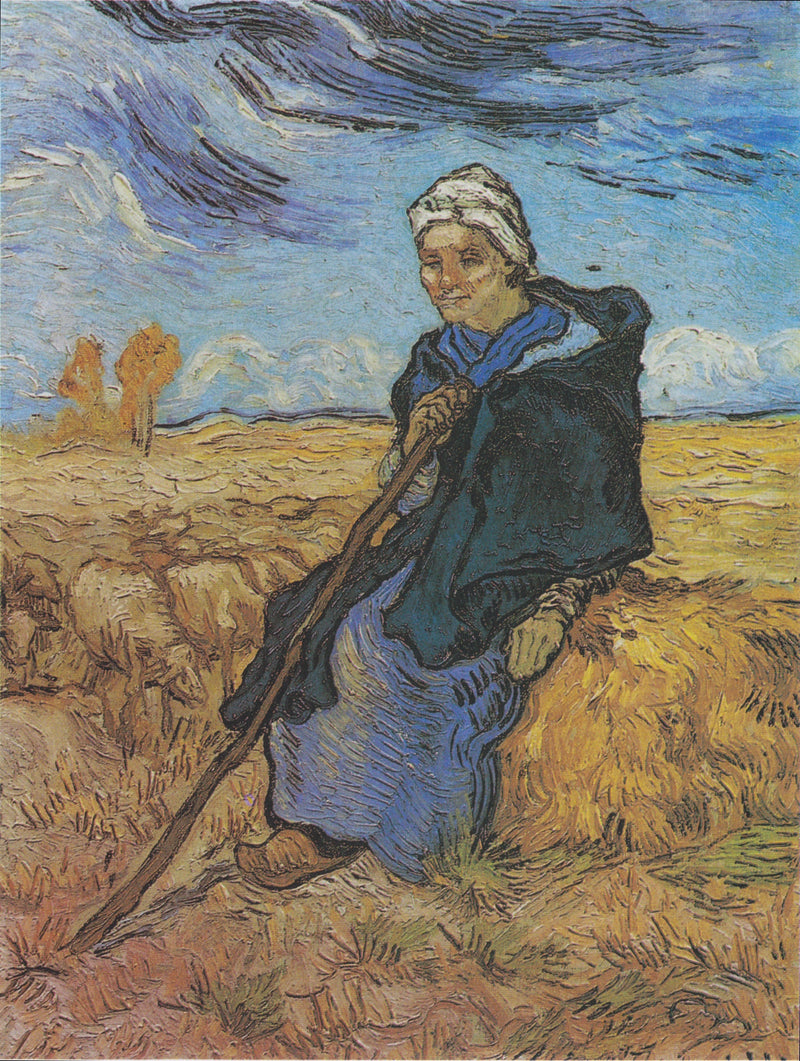 Bergère, La (Milletin mukaan) - Vincent van Gogh