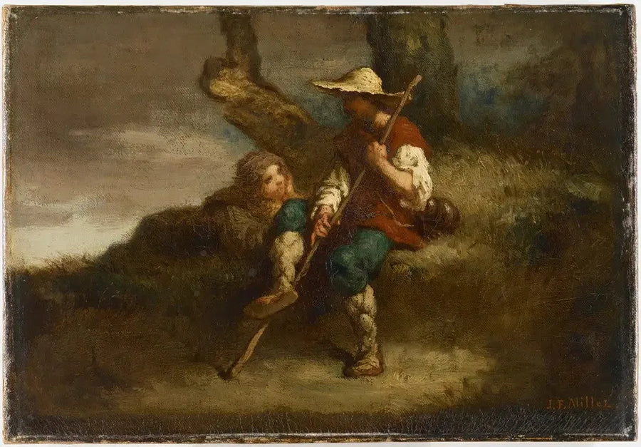 Bergers au reposi - Jean-François Millet