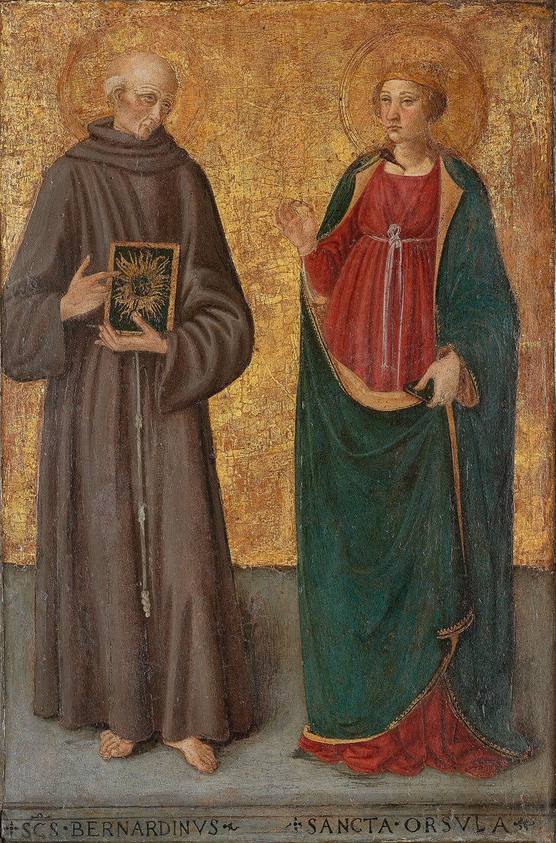 Bernardin de Sienne ja Pyhä Ursula - Cosimo Rosselli