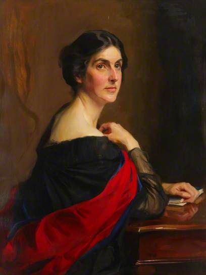 Bertha Phillpotts, DBC, MA, LHD, Westfield Collegen rehtori (1919–1921) - Philip de László