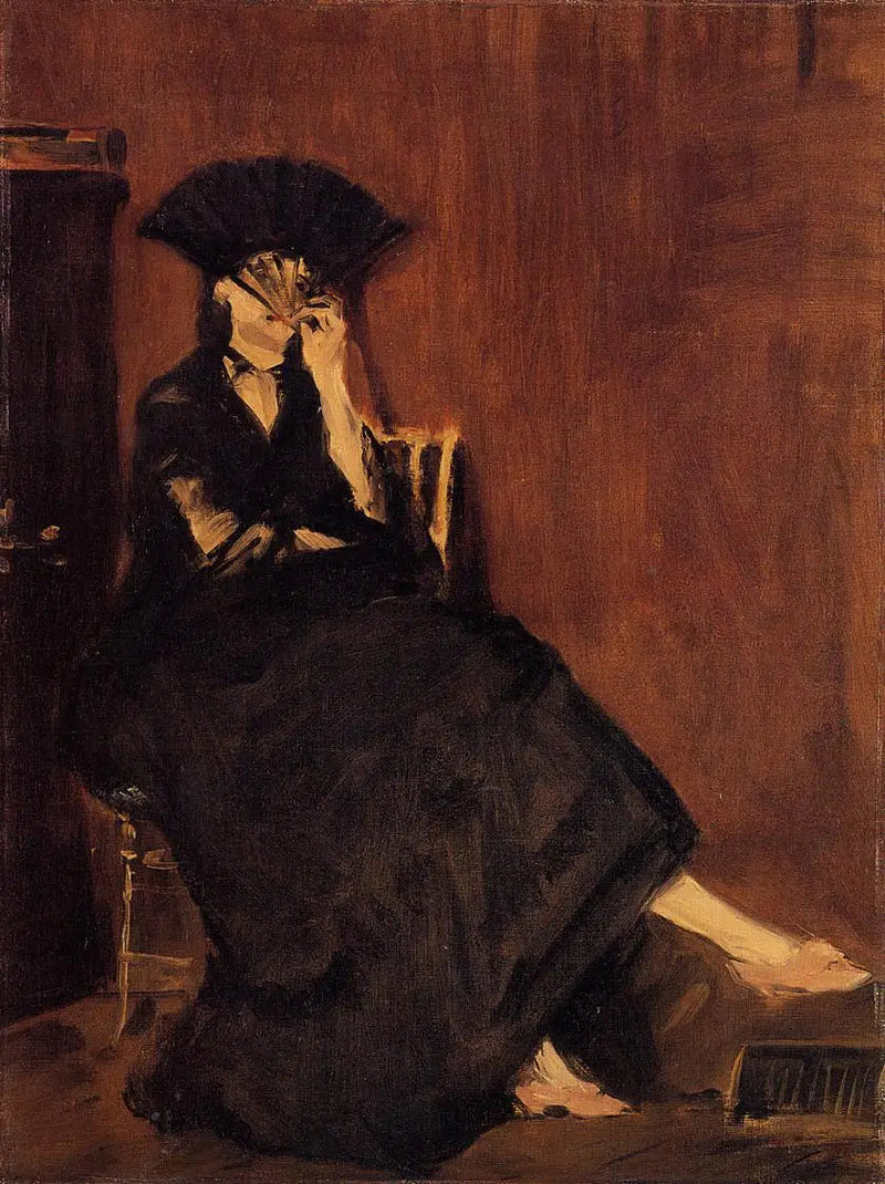 Berthe Morisot tuulettimella - Édouard Manet