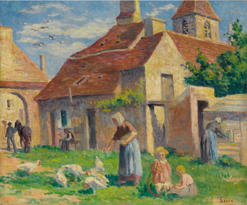 BESSY-SUR-CURE, KOTOISIN KANOISTA - Maximilien Luce
