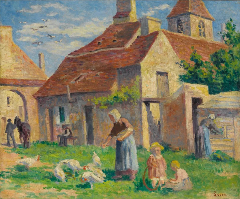 BESSY-SUR-CURE, KOTOISIN KANOISTA - Maximilien Luce