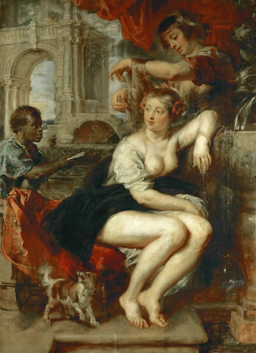 Bethsabée lähteellä - Peter Paul Rubens