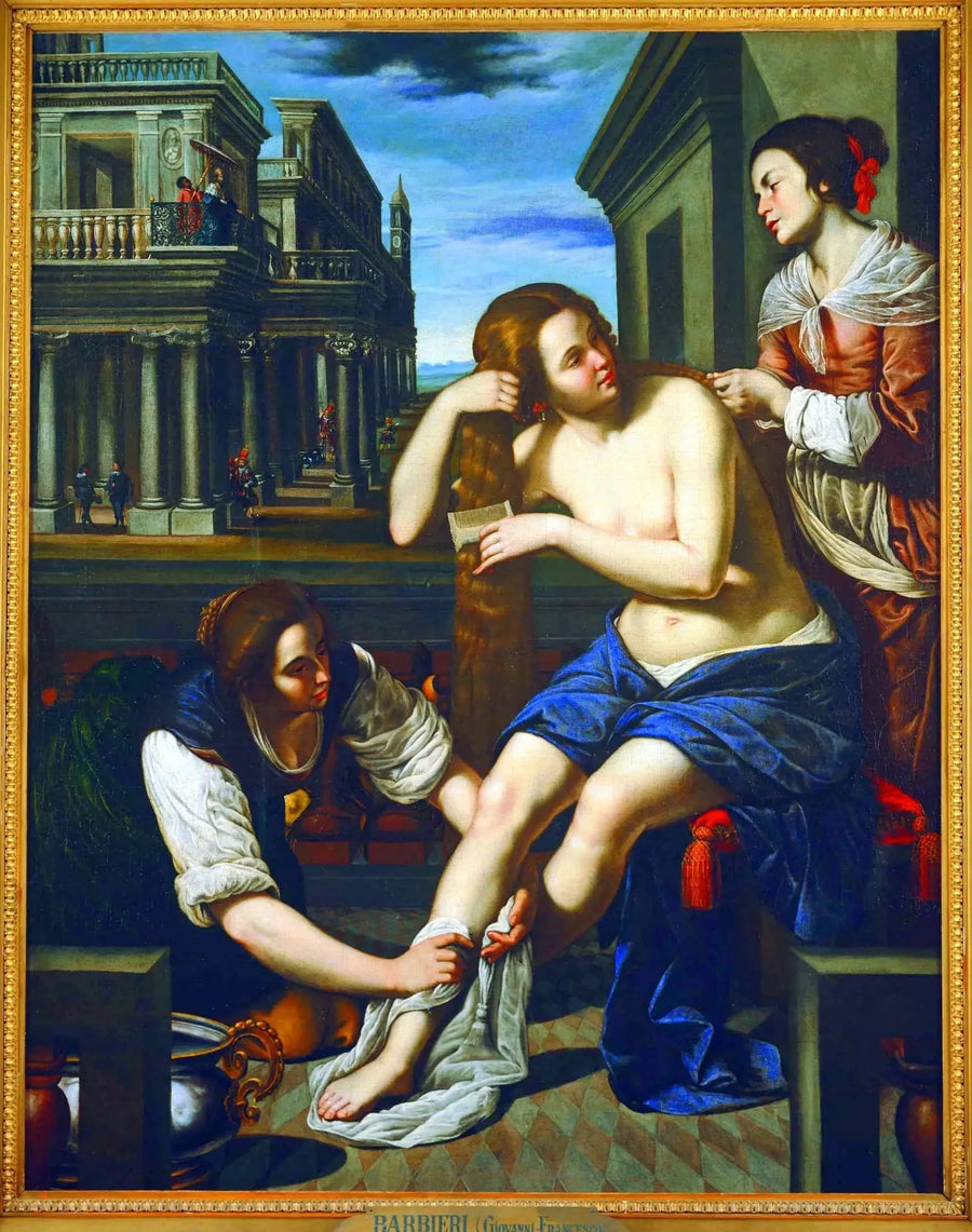 Bethsabée kylvyssä - Artemisia Gentileschi