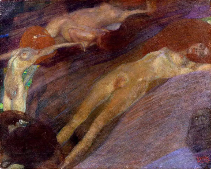 Liikkuva vesi - Gustav Klimt