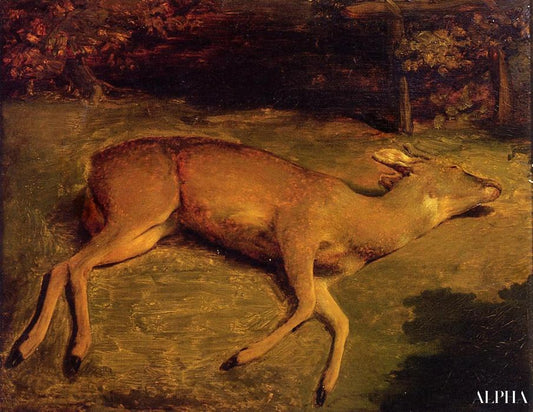 Biche morte - Gustave Courbet - Reproductions de tableaux et peintures haut de gamme