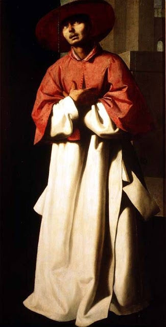 Pyhittäjä Niccolò Albergati - Francisco de Zurbarán