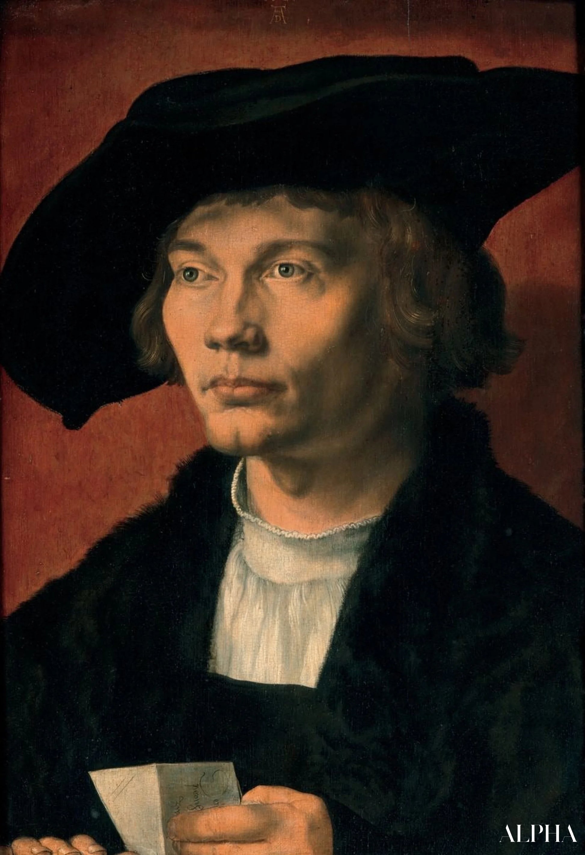 Bernhard von Reesenin muotokuva - Albrecht Dürer - Korkealaatuiset taulujen ja maalauksien reproduktiot