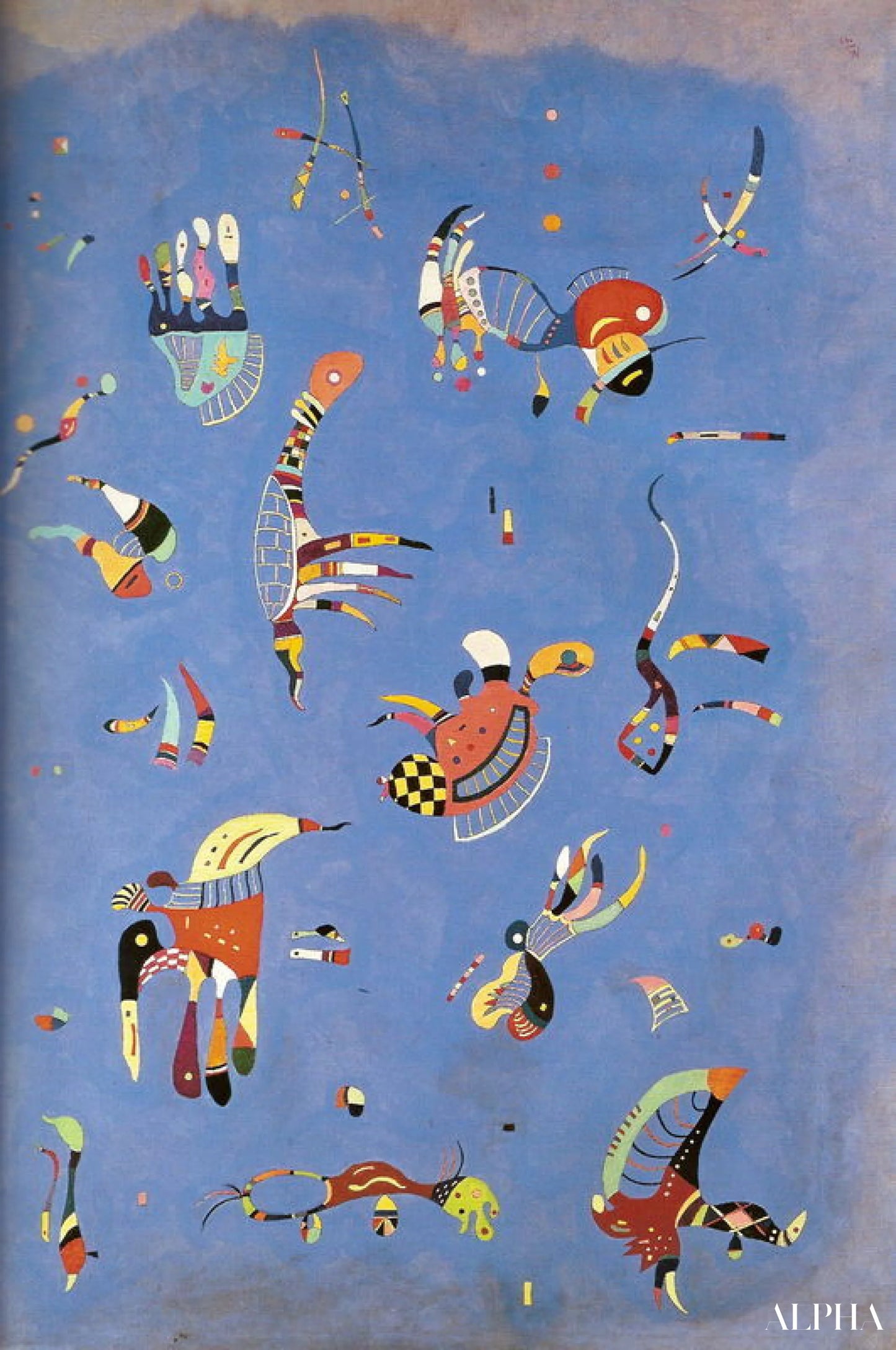 Bleu de ciel - Vassily Kandinsky - Reproductions de tableaux et peintures haut de gamme