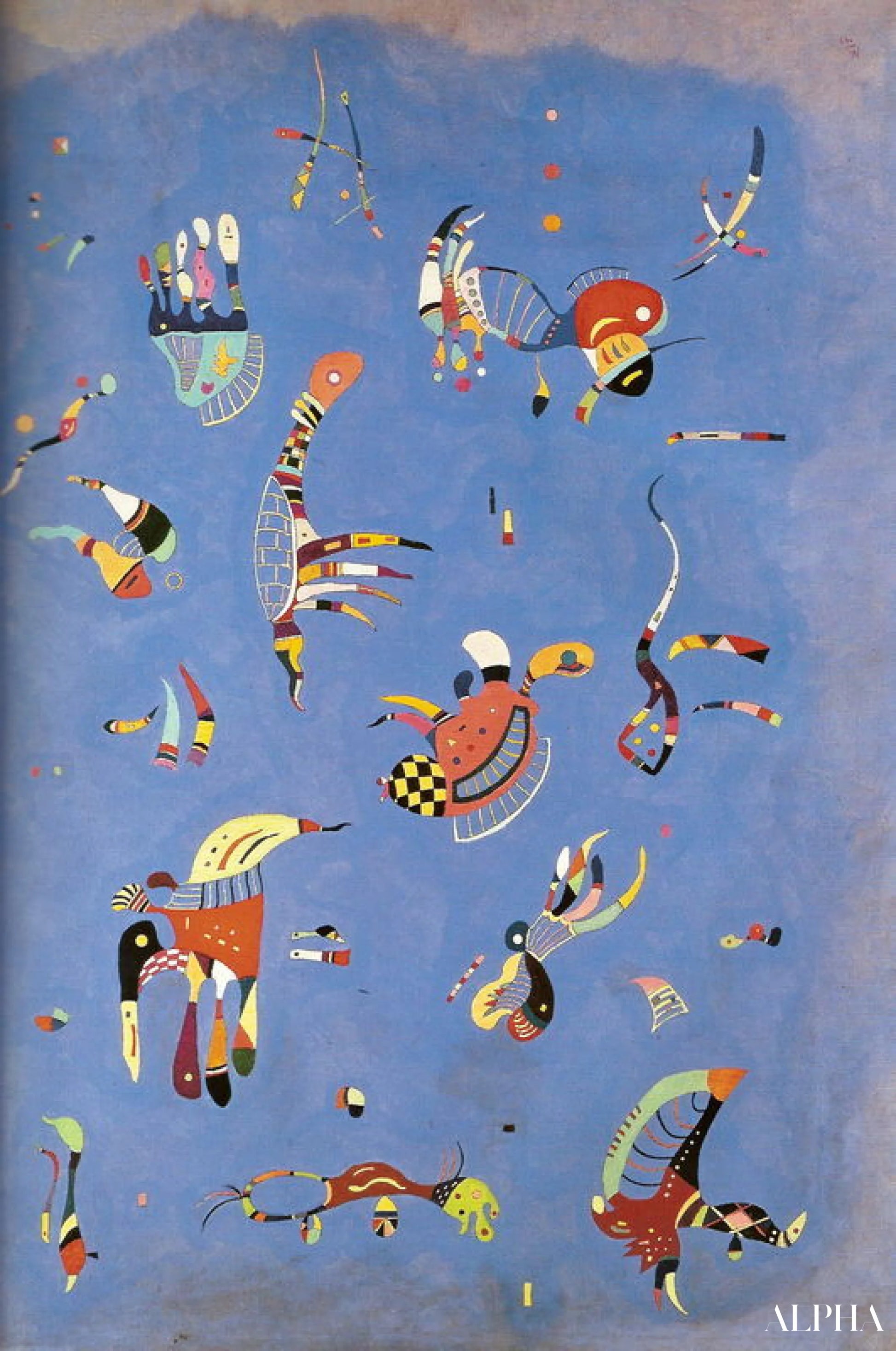 Bleu de ciel - Vassily Kandinsky - Reproductions de tableaux et peintures haut de gamme