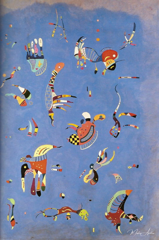 Bleu de ciel - Vassily Kandinsky - Reproductions de tableaux et peintures haut de gamme