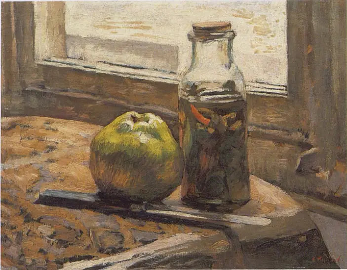 Kurkkupurkkia ja omenoita - Édouard Vuillard