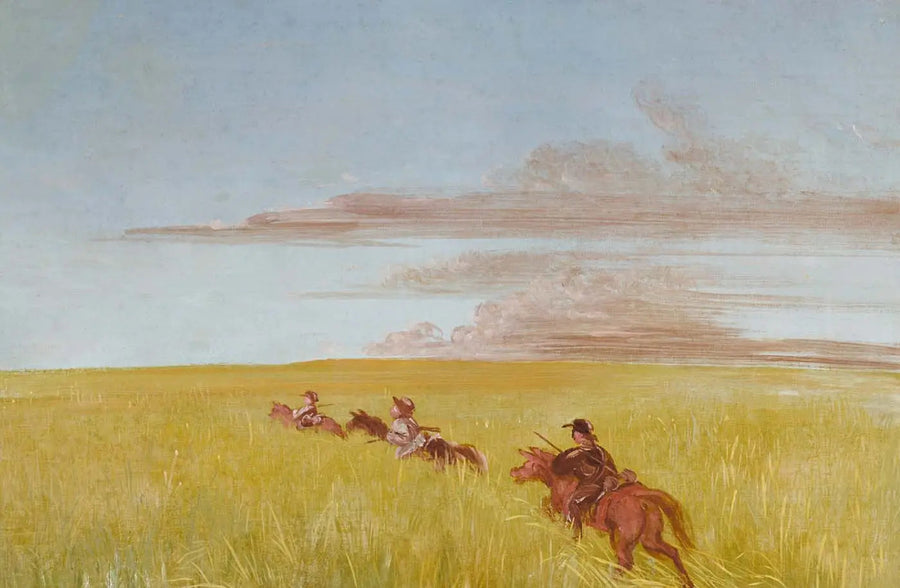 Bogard, Batiste ja minä, matkalla Missouri Bottomin läpi - George Catlin