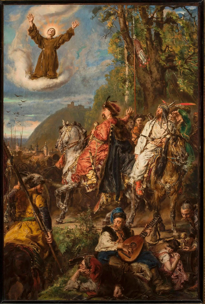 Bohdan Khmelnitski Tugay Beyn kanssa lähellä Lvivia. - Jan Matejko