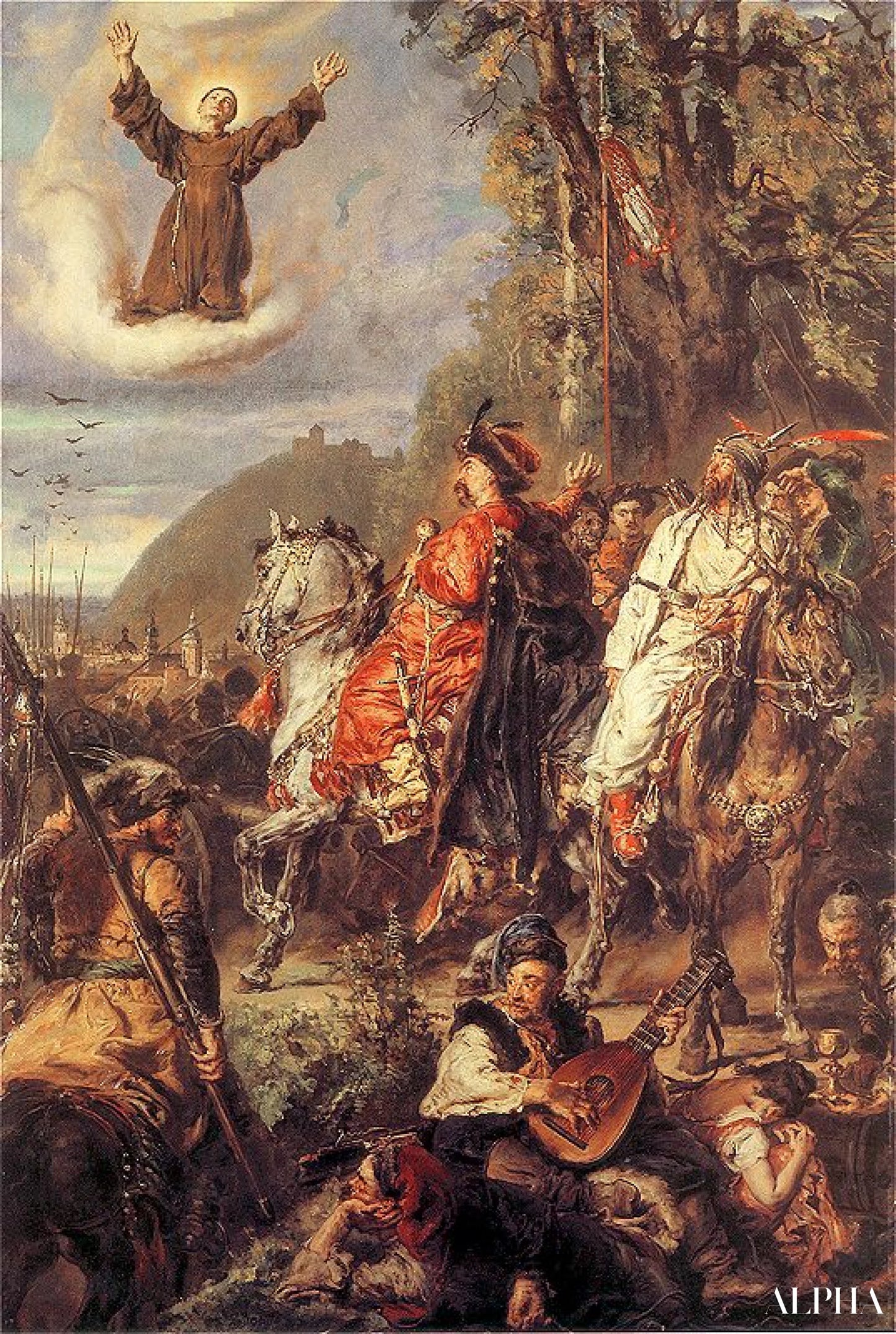 Bohdan Khmelnytsky ja Tugai Bey Lvivin lähellä - Jan Matejko - Korkealaatuiset taulujen ja maalauksien reproduktiot