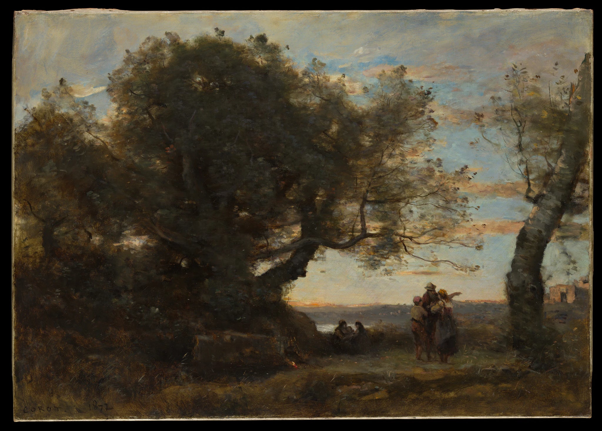Les Bohémiens - Camille Corot