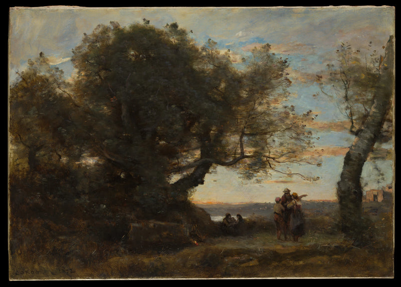 Les Bohémiens - Camille Corot