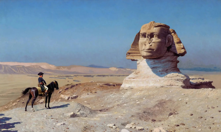 Bonaparte Sphinxin edessä - Jean-Léon Gérôme