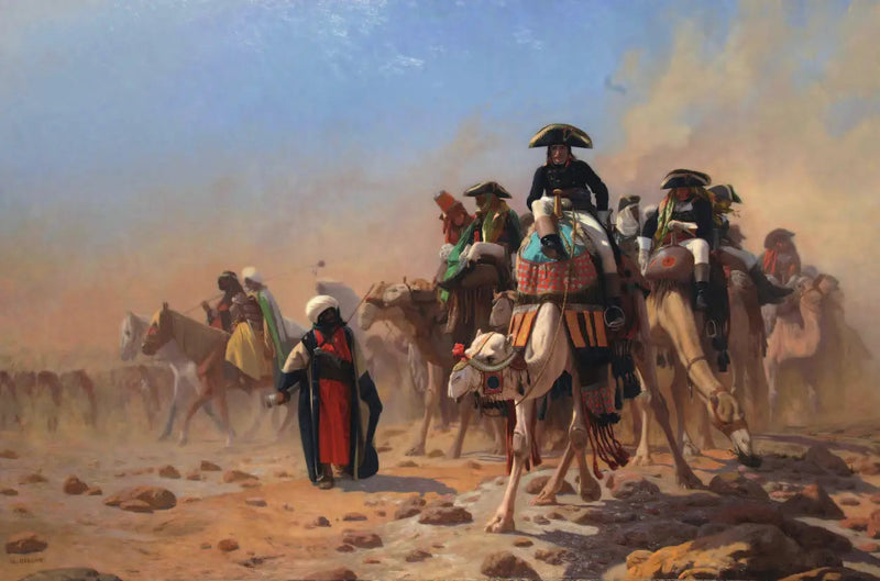 Bonaparte ja hänen päämajansa Egyptissä - Jean-Léon Gérôme