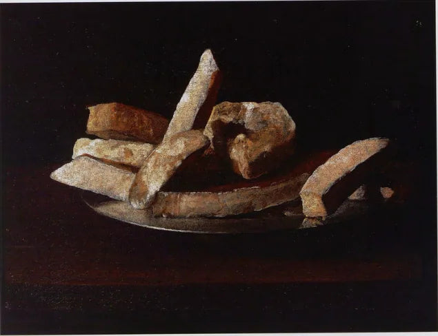 Karkit hopealautasella - Francisco de Zurbarán